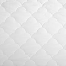 White Quilted Cotton Electric Blanket